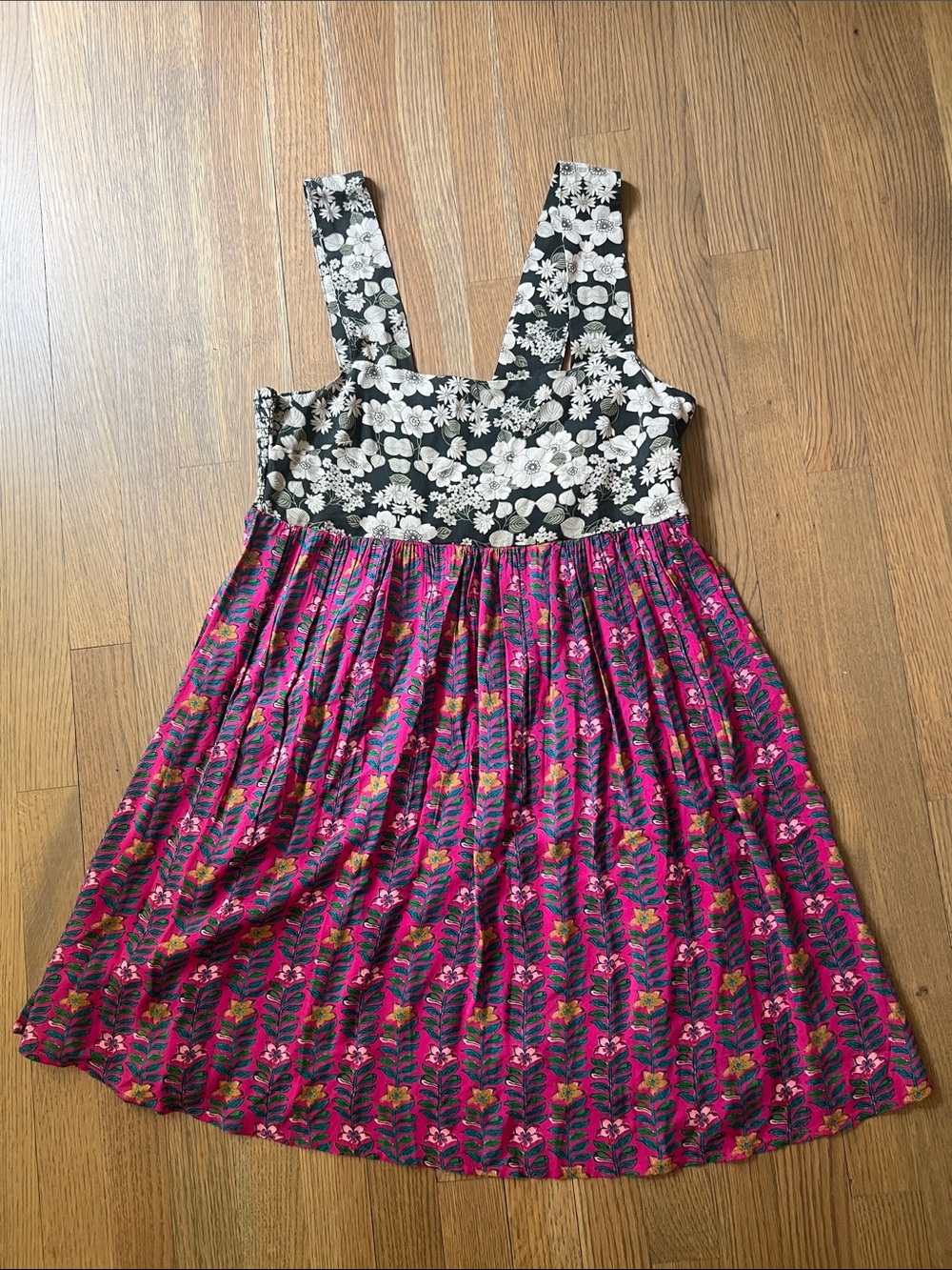 Women’s Floral Mix-Print Pink Sundress